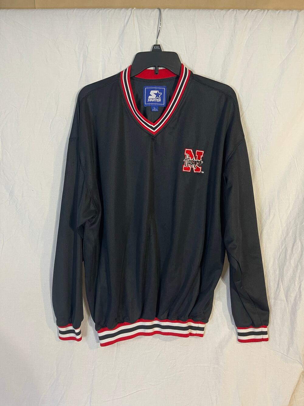 Starter Huskers Nebraska jersey sweater